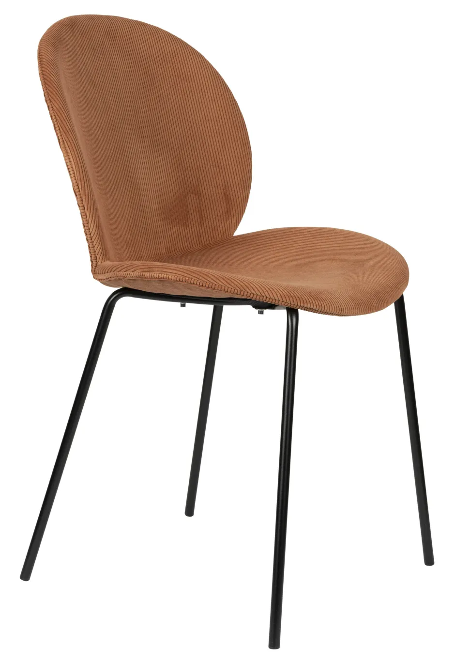 Zuiver Eetkamerstoel Bonnet Ribstof* Eetkamerstoelen Zonder Armleuning