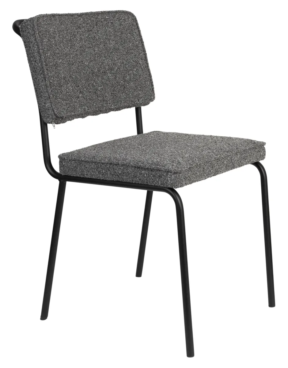 Zuiver Eetkamerstoel Buddy Gerecyclede stof* Eetkamerstoelen Zonder Armleuning