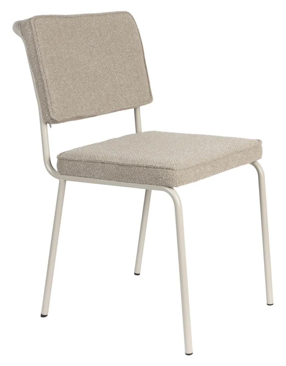 Zuiver Eetkamerstoel Buddy Gerecyclede stof* Eetkamerstoelen Zonder Armleuning
