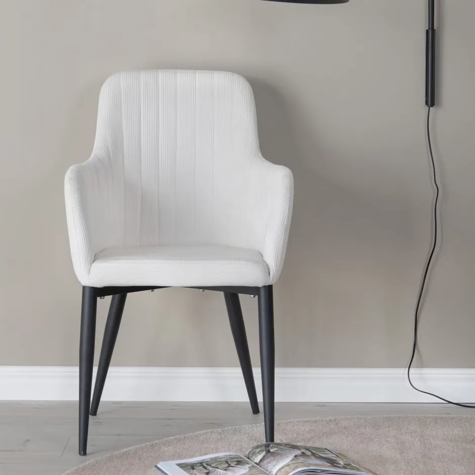 Nohr Eetkamerstoel Clenton Rib* Eetkamerstoelen Met Armleuning