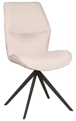 LABEL51 Eetkamerstoel Comfy Bouclé* Eetkamerstoelen Bouclé / Teddy|Eetkamerstoelen Zonder Armleuning
