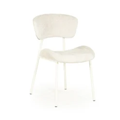By-Boo Eetkamerstoel Dare Chenille* Chenille Eetkamerstoelen|Eetkamerstoelen Zonder Armleuning