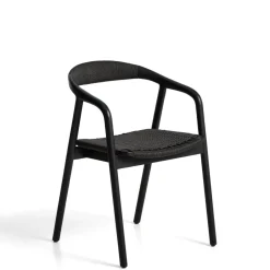 Kave Home Eetkamerstoel Derile Eikenhout* Eetkamerstoelen Met Armleuning