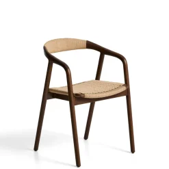 Kave Home Eetkamerstoel Derile Eikenhout* Eetkamerstoelen Met Armleuning