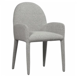 vtwonen Eetkamerstoel Elegance Bouclé, kleur* Beige Eetkamerstoelen|Eetkamerstoelen Bouclé / Teddy