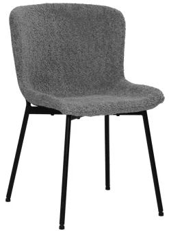 Artistiq Living Eetkamerstoel Ellena Bouclé* Eetkamerstoelen Bouclé / Teddy|Eetkamerstoelen Zonder Armleuning