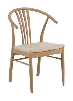Bendt Eetkamerstoel Emil Eiken whitewash* Eetkamerstoelen Met Armleuning