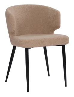 Artistiq Living Eetkamerstoel Feigy Teddy, kleur* Eetkamerstoelen Bouclé / Teddy|Eetkamerstoelen Met Armleuning