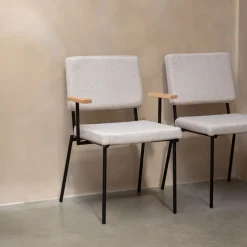 Zuiver Eetkamerstoel Fellow Met armleuning, kleur* Beige Eetkamerstoelen|Eetkamerstoelen Met Armleuning