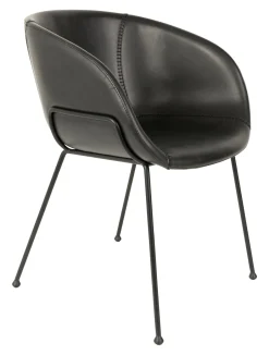 Zuiver Eetkamerstoel Feston PU leder* Eetkamerstoelen Met Leer Of Kunstleer|Eetkamerstoelen Met Armleuning