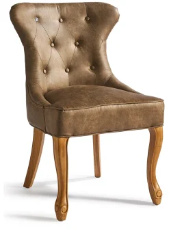 Rivièra Maison Eetkamerstoel George Pellini* Eetkamerstoelen Met Leer Of Kunstleer|Eetkamerstoelen Zonder Armleuning
