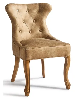 Rivièra Maison Eetkamerstoel George Pellini* Eetkamerstoelen Met Leer Of Kunstleer|Eetkamerstoelen Zonder Armleuning