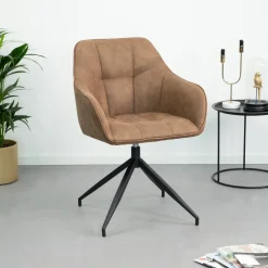 Bendt Eetkamerstoel Helena Draaibaar* Draaibare Eetkamerstoelen|Eetkamerstoelen Met Armleuning