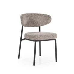 By-Boo Eetkamerstoel Jari* Beige Eetkamerstoelen|Eetkamerstoelen Zonder Armleuning
