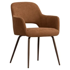 WOOOD Eetkamerstoel Jenny Geweven* Eetkamerstoelen Met Armleuning