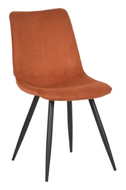 LABEL51 Eetkamerstoel Jort Rib* Eetkamerstoelen Zonder Armleuning