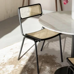 Zuiver Eetkamerstoel Jort Rotan* Eetkamerstoelen Zonder Armleuning