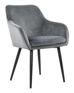 Artistiq Living Eetkamerstoel Juna Velvet* Eetkamerstoelen Velvet / Fluweel|Beige Eetkamerstoelen