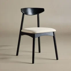 Nohr Eetkamerstoel Keneta Eiken* Beige Eetkamerstoelen|Eetkamerstoelen Zonder Armleuning