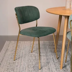ZILT Eetkamerstoel Kolten Goud* Eetkamerstoelen Zonder Armleuning
