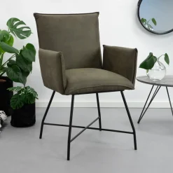 Sohome Eetkamerstoel Kostas met armleuning* Eetkamerstoelen Met Armleuning