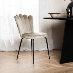 Nohr Eetkamerstoel Kyrstle Velvet* Eetkamerstoelen Velvet / Fluweel|Eetkamerstoelen Zonder Armleuning