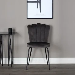 Nohr Eetkamerstoel Kyrstle Velvet* Eetkamerstoelen Velvet / Fluweel|Eetkamerstoelen Zonder Armleuning