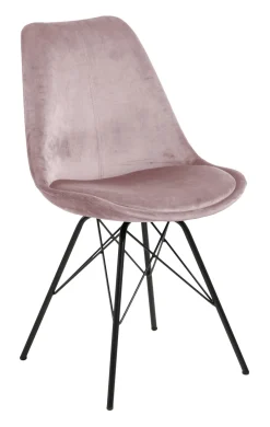Bendt Eetkamerstoel Liva Velvet* Eetkamerstoelen Velvet / Fluweel|Beige Eetkamerstoelen
