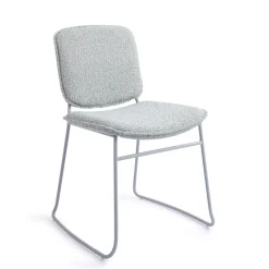 Jesper Home Eetkamerstoel Makio Bouclé* Beige Eetkamerstoelen|Eetkamerstoelen Bouclé / Teddy