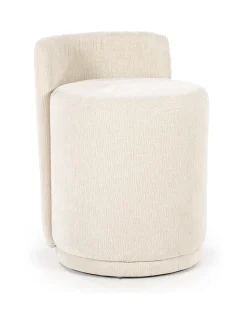 By-Boo Eetkamerstoel Marque* Beige Eetkamerstoelen|Draaibare Eetkamerstoelen