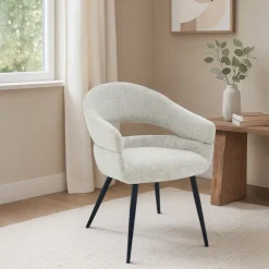 Livingfurn Eetkamerstoel Megan* Eetkamerstoelen Met Armleuning