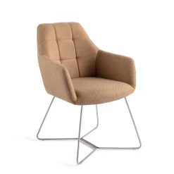 Jesper Home Eetkamerstoel Noto Beehive Steel* Eetkamerstoelen Met Armleuning