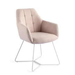Jesper Home Eetkamerstoel Noto Beehive White* Eetkamerstoelen Met Armleuning