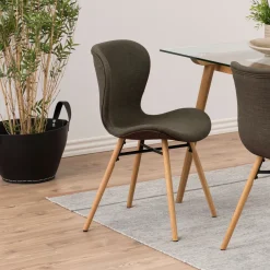 Bendt Eetkamerstoel Olle Hout* Beige Eetkamerstoelen|Eetkamerstoelen Zonder Armleuning