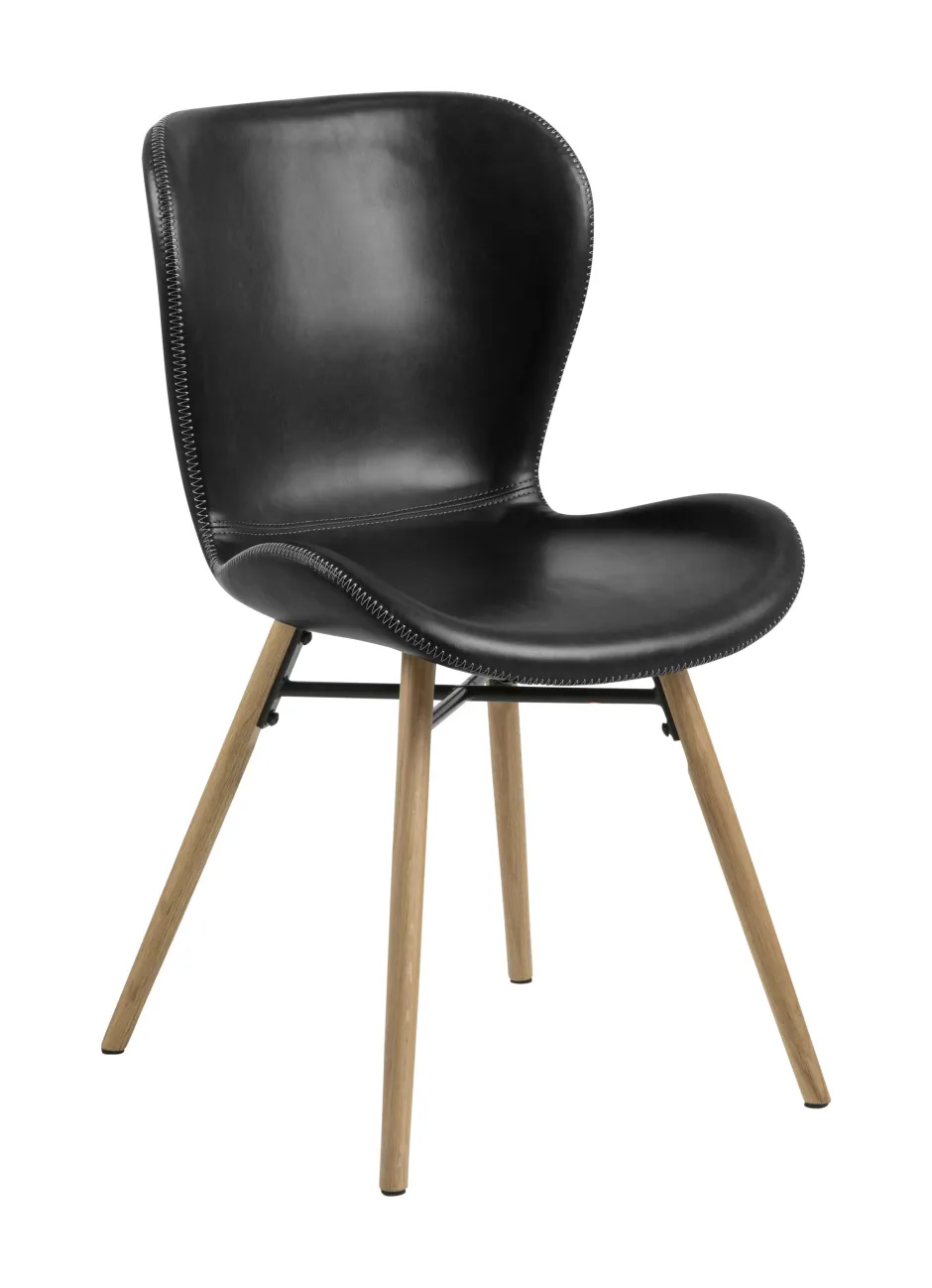Bendt Eetkamerstoel Olle PU, kleur* Eetkamerstoelen Met Leer Of Kunstleer|Eetkamerstoelen Zonder Armleuning