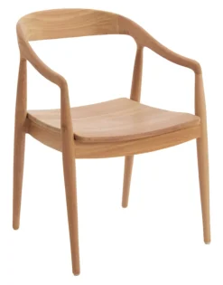 Light & Living Eetkamerstoel Palos Teakhout* Eetkamerstoelen Met Armleuning