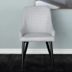 Nohr Eetkamerstoel Quennel Zwart onderstel* Eetkamerstoelen Met Armleuning