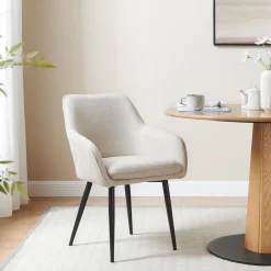 Artistiq Living Eetkamerstoel Randel Structuurstof* Eetkamerstoelen Met Armleuning