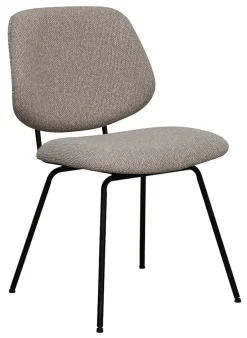 LABEL51 Eetkamerstoel Ravenna Bouclé* Eetkamerstoelen Bouclé / Teddy|Eetkamerstoelen Zonder Armleuning
