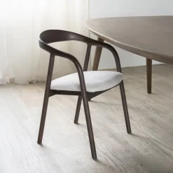Eleonora Eetkamerstoel Rayven Essen en stof* Eetkamerstoelen Met Armleuning