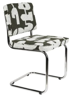 Zuiver Eetkamerstoel Ridge Deco, Geweven stof, kleur* Eetkamerstoelen Zonder Armleuning