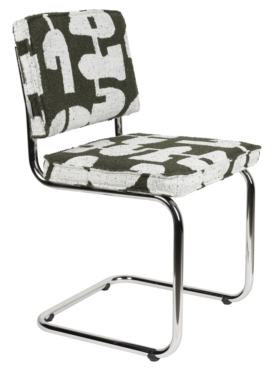 Zuiver Eetkamerstoel Ridge Deco, Geweven stof, kleur* Eetkamerstoelen Zonder Armleuning