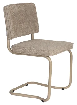 Zuiver Eetkamerstoel Ridge Kink, Bouclé* Eetkamerstoelen Bouclé / Teddy