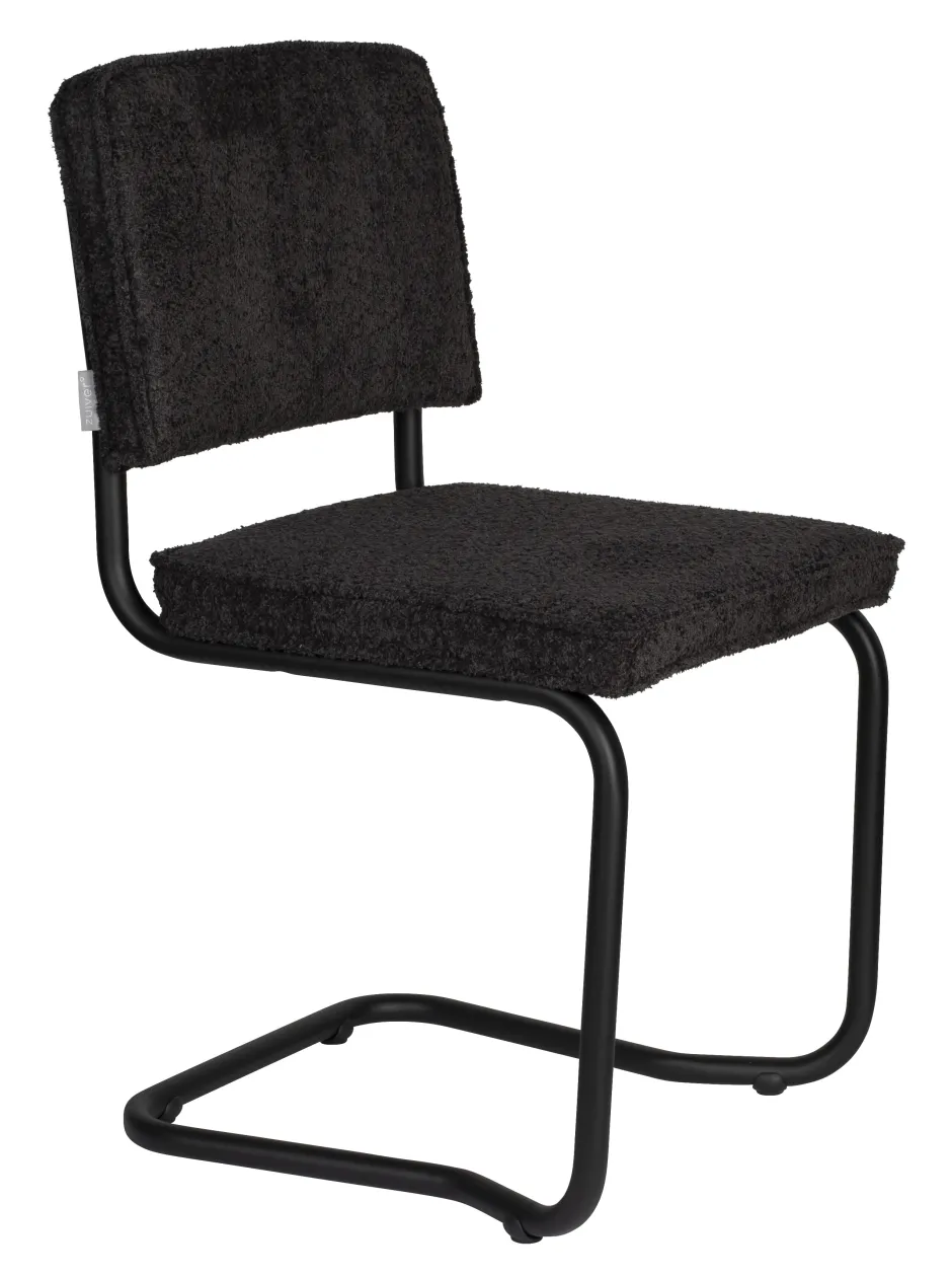 Zuiver Eetkamerstoel Ridge Kink, Bouclé* Eetkamerstoelen Bouclé / Teddy