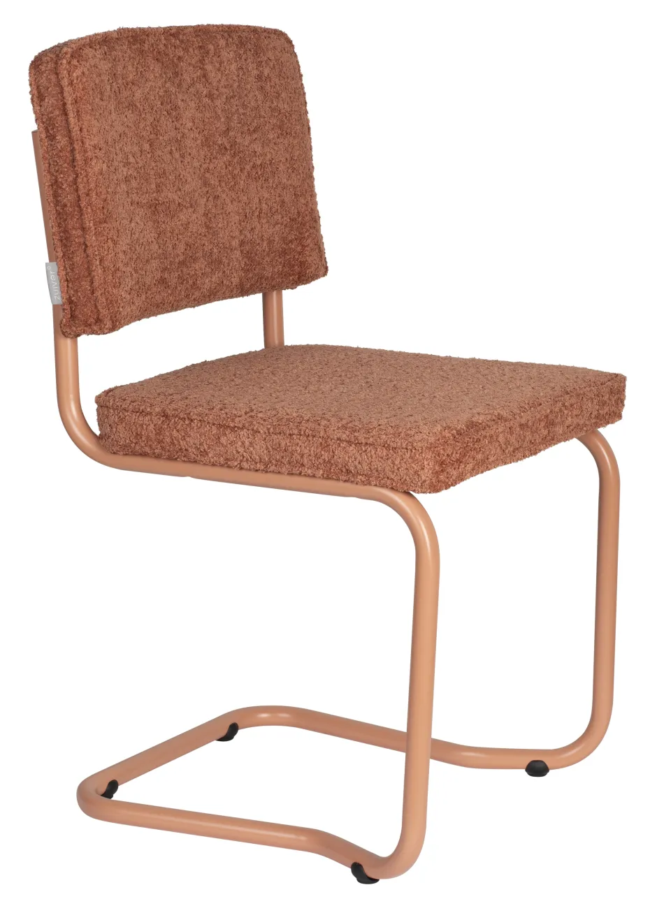 Zuiver Eetkamerstoel Ridge Kink, Bouclé* Eetkamerstoelen Bouclé / Teddy