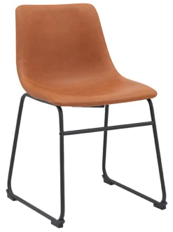 LABEL51 Eetkamerstoel Risto Lederlook* Eetkamerstoelen Met Leer Of Kunstleer|Eetkamerstoelen Zonder Armleuning