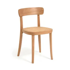 Kave Home Eetkamerstoel Romane Rotan / Webbing* Eetkamerstoelen Zonder Armleuning