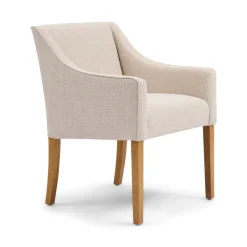 Rivièra Maison Eetkamerstoel Savile Row Chenille Jacquard, kleur* Chenille Eetkamerstoelen|Beige Eetkamerstoelen