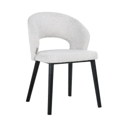 Richmond Interiors Eetkamerstoel Savoy Bouclé, kleur* Eetkamerstoelen Bouclé / Teddy|Eetkamerstoelen Met Armleuning