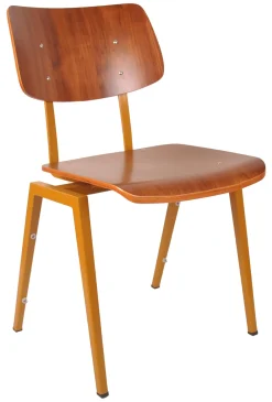 LABEL51 Eetkamerstoel Schoolstoel Hout* Eetkamerstoelen Zonder Armleuning